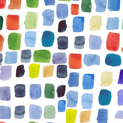 акварельная мозаика