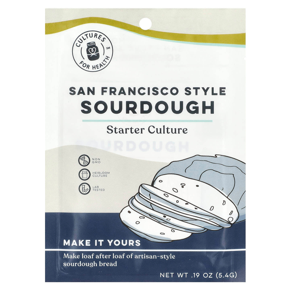 Cultures for Health, Закваска в стиле Сан-Франциско, 5,4 г (0,19 унции)