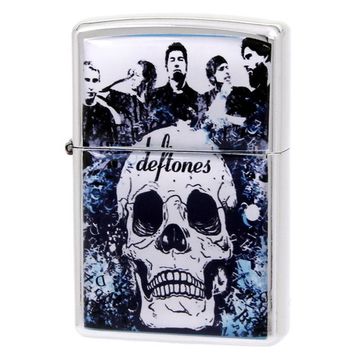 Зажигалка Deftones группа и череп (571)