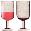 Набор бокалов для вина flowi, 410 мл, розовые, 2 шт.
