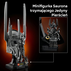 Конструктор LEGO Icons 11373 Властелин колец: Шлем Саурона — фото 11