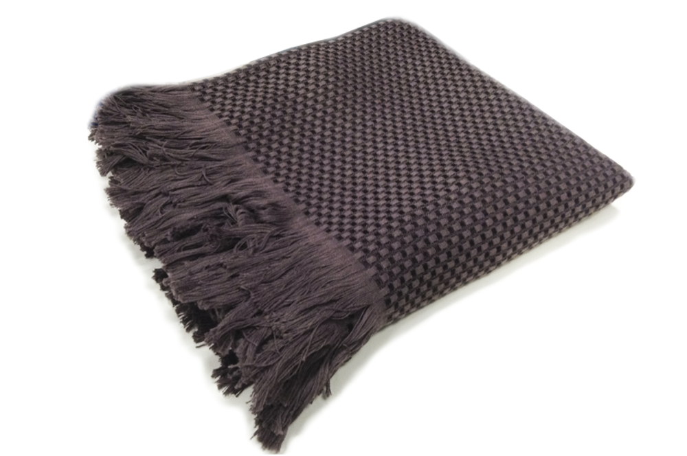 Плед-покрывало 165х240 Casual Avenue Fresno шоколадный Турция фото