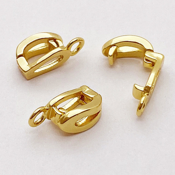 Бейл с замком, цвет золото, размер 11*4 мм, цена за 1 шт