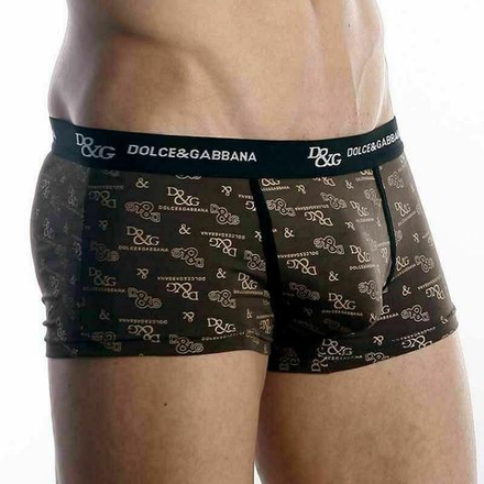 Мужские трусы боксеры коричневые D&G Brown Boxer