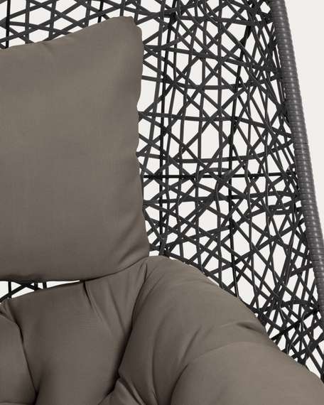 Подвесное кресло Florina темно-серое