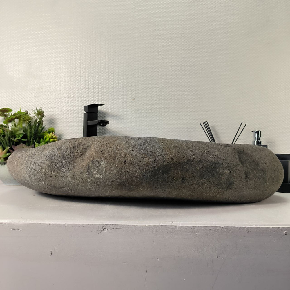 Раковина из речного камня RS-64963 76*54*15 0863