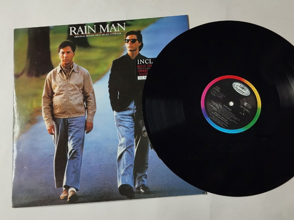Винтажная виниловая пластинка LP Человек Дождя Rain Man (Motion Picture Soundtrack) (Germany 1989)
