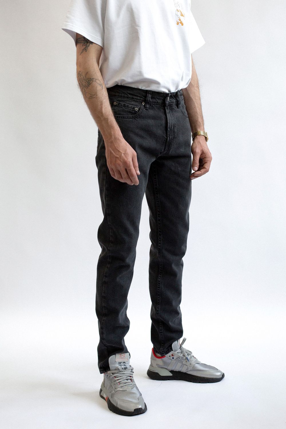 Джинсы Miracle Apparel Vintage Slim 2302 Tapered Мужские серые