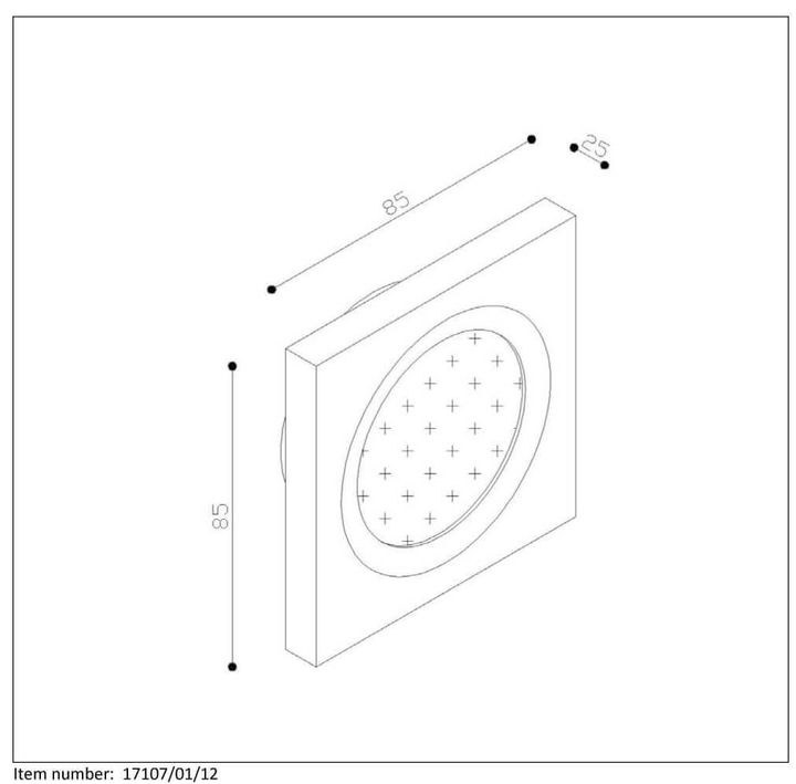 Уличный светильник Lucide Hahne 17107/01/12