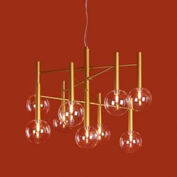 Люстра на штанге Freya Luce FR5584CL-L45G