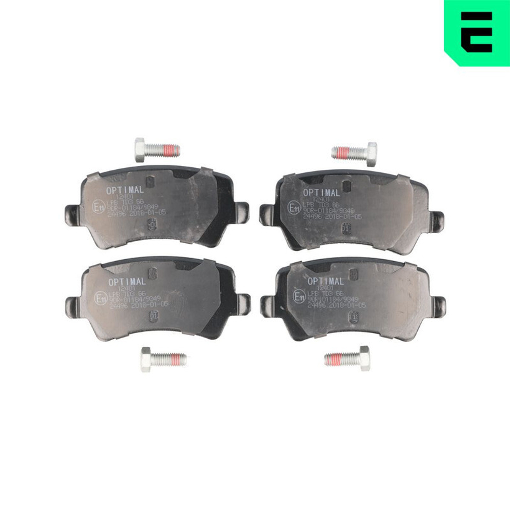 OPTIMAL - BP12401-OPT - Brake Pad Set, disc brake