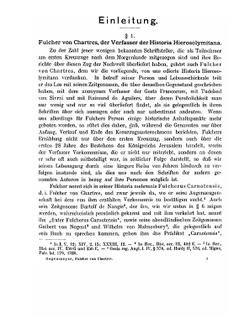Historia Hierosolymitana, 1095-1127. Mit Erläuterungen und einem Anhange, herausgegeben von Heinrich Hagenmeyer | Foucher de Chartres; H. Hagenmeyer