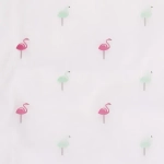 Дождевик-плащ 120 Мкрн 110*62см «Фламинго» с капюшоном и завязками, на кнопках, ДоброСад