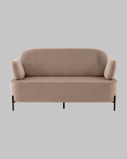 Диван Кэнди велюр светло-серый