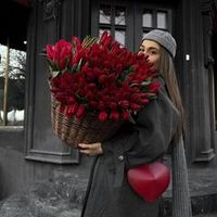 Красные тюльпаны