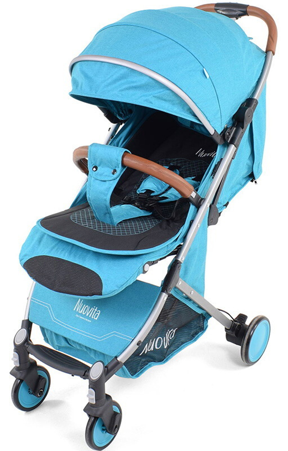 Прогулочная коляска Nuovita Giro Turchese, Grigio / Бирюзовый, Серый