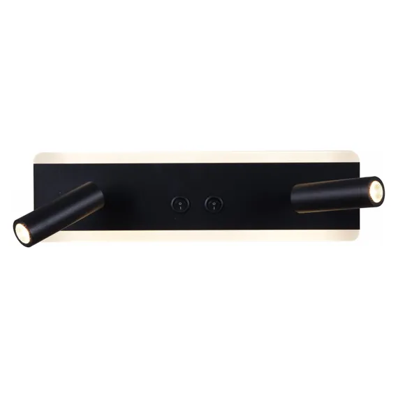 86213-9.2-001CT LED9+6W BK светильник точ.