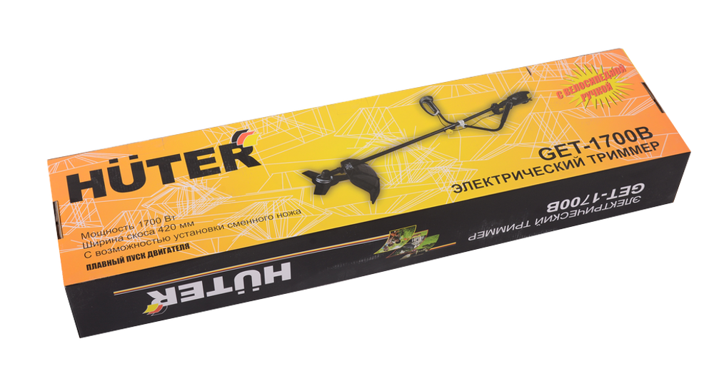 Триммер электрический Huter GET-1700B