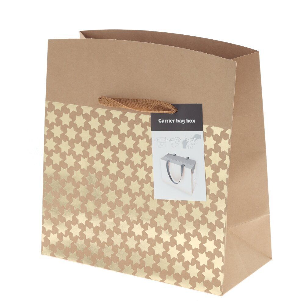 GAEM Пакет подарочный (бумага 230г/м2, блок микс 12шт), L27 W13 H28 см, 4в.