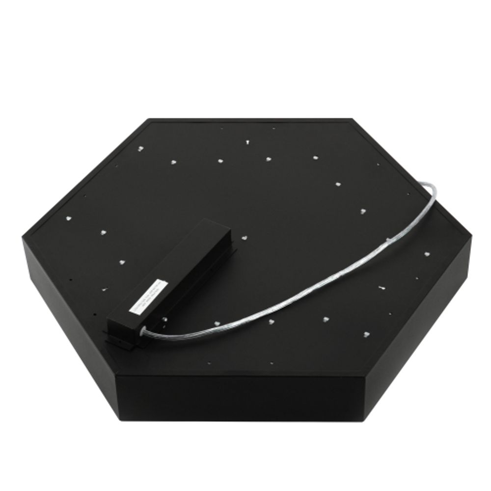 Светильник LED ЭРА Geometria SPO-122-B-40K-066 Hexagon 66Вт 4000К 5300Лм IP40 800*800*80 черный подвесной | Декоративные светильники Geometria