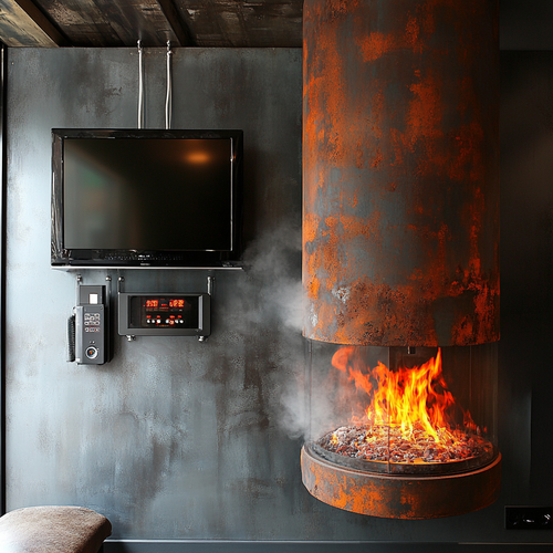 Круглый паровой камин Soul Fire Liht Steam - 1200 P