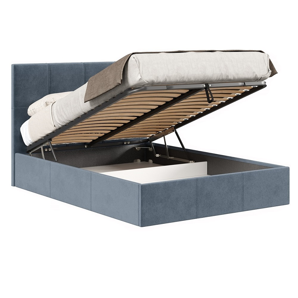 Кровать с подъёмным механизмом 1200 Марсель, темно-серый