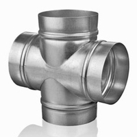 Крестовина d=160 оцинк. сталь