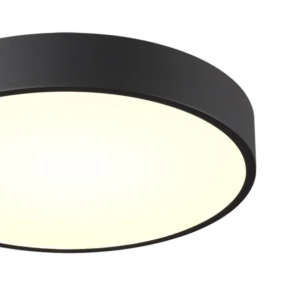 7758/36L MITRA LED SN 539 Светильник металл/акрил/черный LED (30Вт+6Вт) 4000K+4000K D400 IP20 подсветка QUASAR