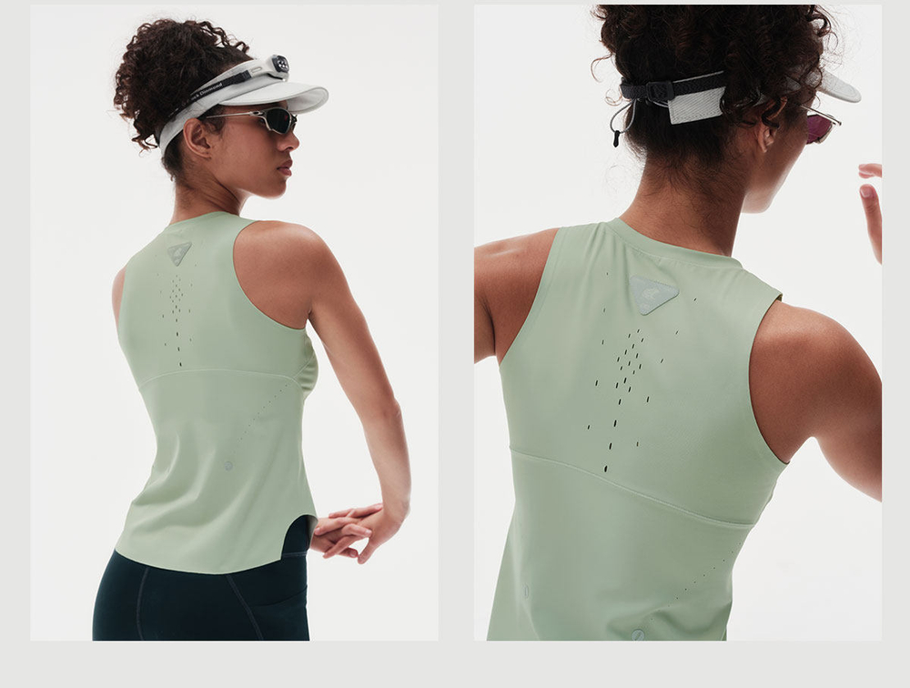 WMNS Майка Nothomme BlueMonte Running зеленый