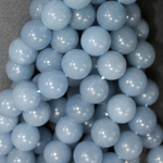 Ангелит синий АА бусины 10мм 8мм 6мм