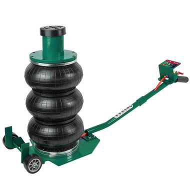 Домкрат подкатной пневматический 3т (h min-145мм,h max-500мм,надставка-удлинитель-100мм,?-255мм) RockForce RF-TRA1724