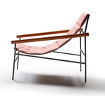 Кресло лаунж металлическое Scab Design Dress Code Glam Outdoor, антрацит, розовый