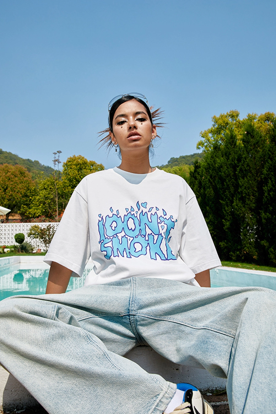 Футболка DONSMOKE "Flame Logo" Oversized Tee