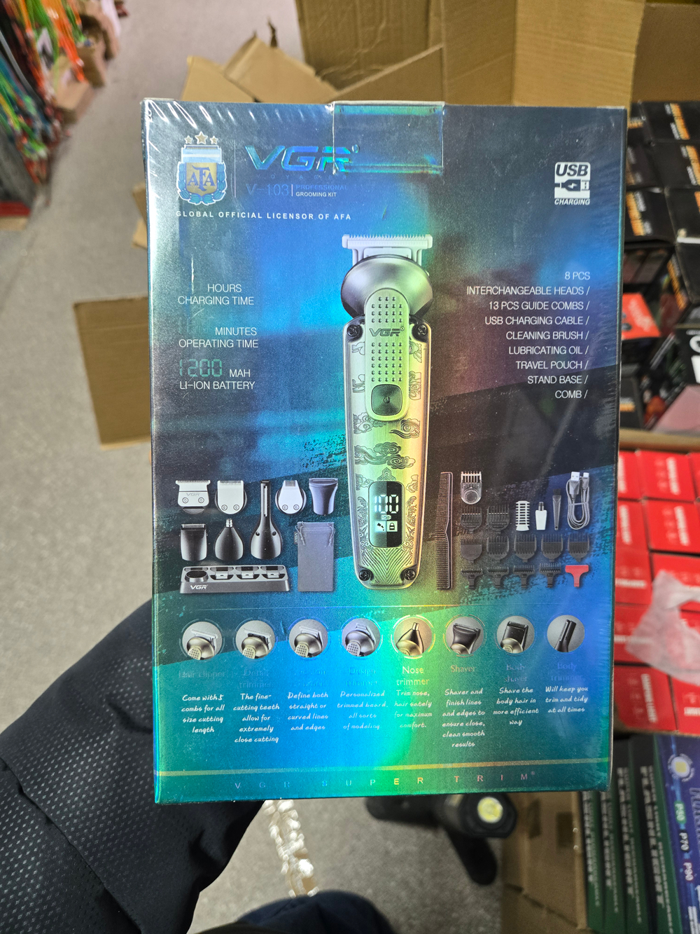 Машинка V-103 золотой цвет RETRO 8 в 1