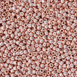 Японский бисер TOHO Round 11/0 (№PF552), непрозрачный глянцевый с металлическим блеском