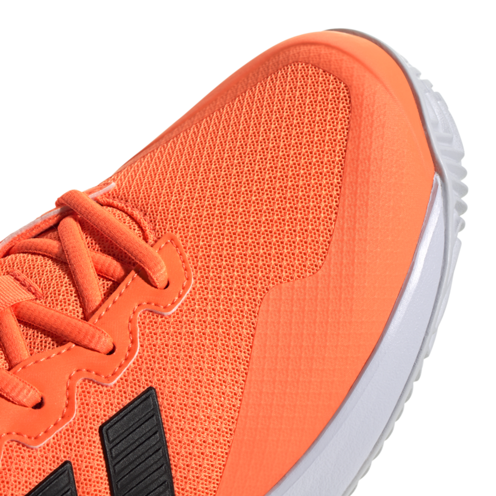 Мужские кроссовки теннисные Adidas GameCourt 2 M - lucid orange/core black/silver metallic