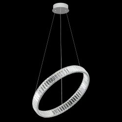 Citilux Чезаре CL338161 LED Люстра хрустальная с пультом Хром