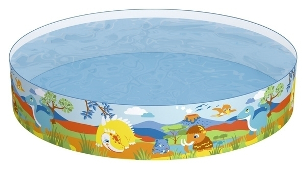 Бассейн складной 183*38 см Dinosaurous Fill 'N Fun Bestway (55022)