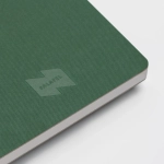 Блокнот для записок А5В Oak green с открытым переплетом