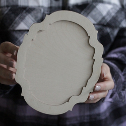 Рама деревянная резная для проекта Рождество 2022