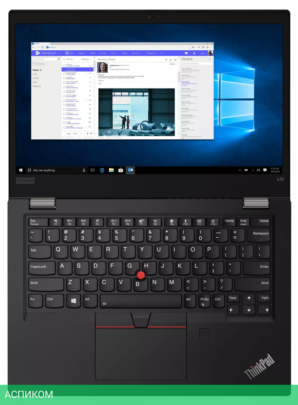 Ноутбук Lenovo ThinkPad L13 Gen 2 Intel 20VJS7LD00
