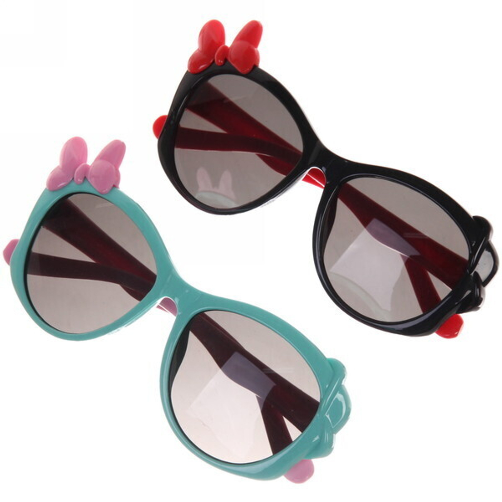 Очки солнцезащитные детские «Sunshine», бантик, микс цветов