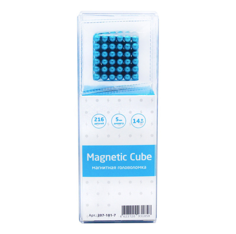 Magnetic Cube, голубой, 216ш/5мм