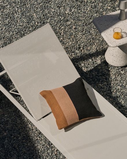 Canutells Алюминиевый шезлонг с белой отделкой Испания La Forma