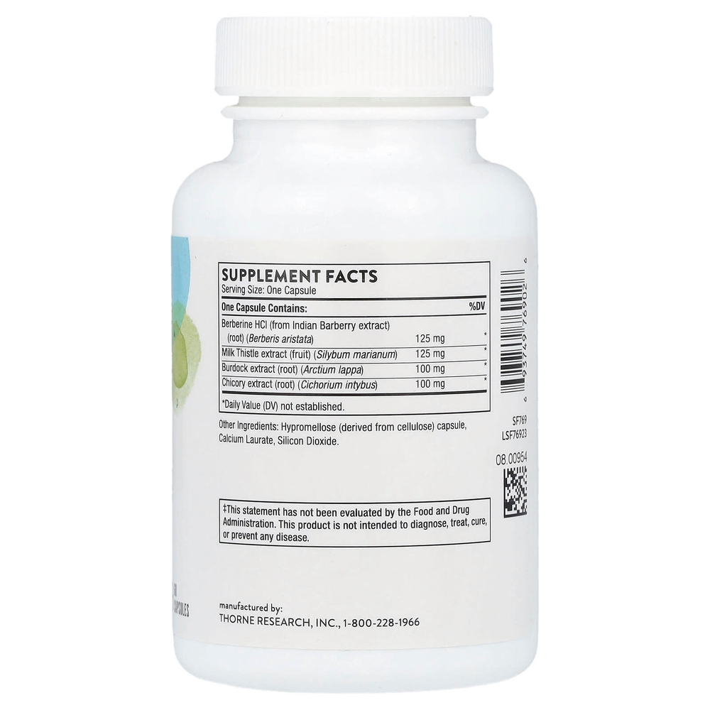 Thorne, Очищение печени, 60 капсул