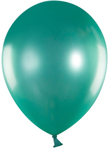 Шар (12''/30 см) Зеленый, металлик