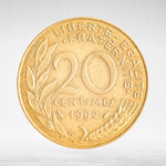 France, 20 Centimes 1992 - Marianne, VF
