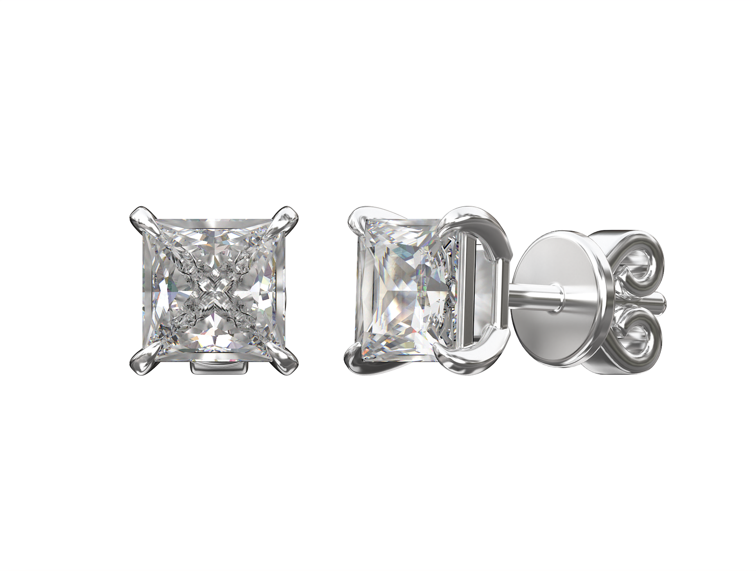 Серьги Cut Earrings Princess