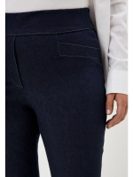 Брюки джинсовые прямые укороченные