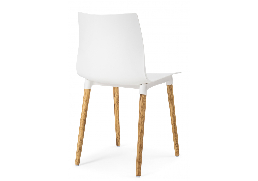 Пластиковый стул Woodville Кобе 2 шт белый